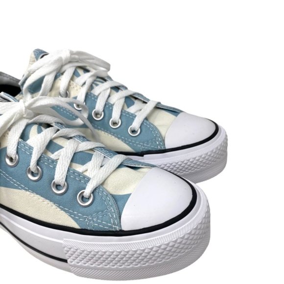 Converse Chuck Lift Platform Shoes Low Casual Women Blue Candy Sneakers A10013C - Picture 5 of 10